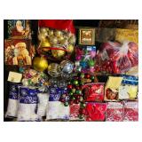 Christmas Decor including Ornaments, Boxes, Bows and More!