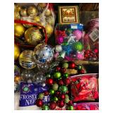 Christmas Decor including Ornaments, Boxes, Bows and More!