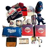 Outstanding Collection of Minnesota Twins Memorabilia Including Hats, Autographed Baseballs, Collector Cups and More!