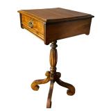 Vintage Petite Accent / End Table with Drawer