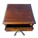 Vintage Petite Accent / End Table with Drawer