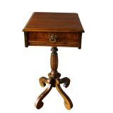 Vintage Petite Accent / End Table with Drawer