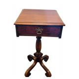 Vintage Petite Accent / End Table with Drawer