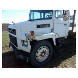 1990 Mack Single Axle Flatbed Truck
