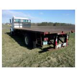 1990 Mack Single Axle Flatbed Truck