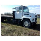 1990 Mack Single Axle Flatbed Truck
