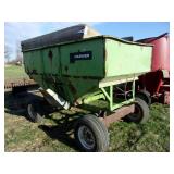 Parker 200 Bushel Gravity Box on EZ Trail Running Gear