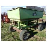 Parker 200 Bushel Gravity Box on EZ Trail Running Gear