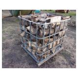 Tote of Camp Fire Wood