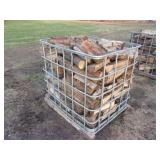 Tote of Camp Fire Wood