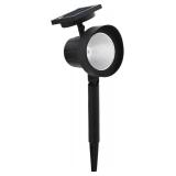 Pack of 12 Outdoor Expressions Black 15 Lumens Plastic Floodlight Solar Path Light