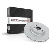 Power Stop JBR1375EVC Evolution Coated Front Brake Rotor For Hyundai Genesis 2009-2014