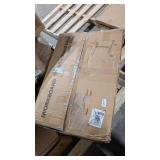 Mobile Standing Desk with Hidden Wheels,Pneumatic Laptop Desk Rolling Computer Cart Movable Height Adjustable Small Sit Stand Desk for Home Office(27.6" W x 15.7" D, Maple)