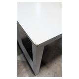 Tribesigns Computer Desk, 63 inch Large Office Desk Computer Table Study Writing Desk for Home Office, White