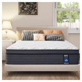 Mattress Memory Foam Hybrid Mattress with Motion Isolation and Pressure Relief, Strong Edge Support, Pocket Spring Full Size Mattress in a Box (10 Inch, Full)