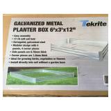 Galvanized Metal Planter Box 6