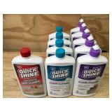 Lot of 10 Bottles of - Quick Shine Floor Cleaner