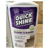Lot of 10 Bottles of - Quick Shine Floor Cleaner