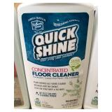 Lot of 10 Bottles of - Quick Shine Floor Cleaner