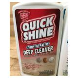 Lot of 10 Bottles of - Quick Shine Floor Cleaner