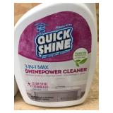 Lot of 9 Bottles of - Quick Shine Floor Cleaner