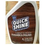 Lot of 9 Bottles of - Quick Shine Floor Cleaner