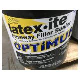 Pallet of 12 Buckets of - Latex-ite 4.75-Gal Optimum Driveway Filler Sealer