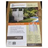 4 ft. x 4ft. Vinyl Outdoor Shower Enclosure