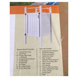 4 ft. x 4ft. Vinyl Outdoor Shower Enclosure