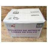 Case of TAC Powdered Free Nitrile Gloves
