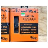 (4) Traeger Grills - P.A.L. Pop-And-Lock™ Accessory Hook 3 Pack - Black