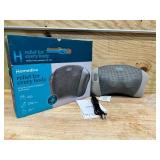 Homedics Shiatsu Full-Body Massager with Therapeutic Vibration, Soothing Heat with Deep-Kneading Massage Helps Release Tension in Neck, Back, Shoulders, Lightweight for Home, Office, Travel