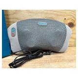 Homedics Shiatsu Full-Body Massager with Therapeutic Vibration, Soothing Heat with Deep-Kneading Massage Helps Release Tension in Neck, Back, Shoulders, Lightweight for Home, Office, Travel