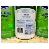 (2) Microban 24 Hour Sanitizing Spray and Biokleen Free & Clear Dishwashing Detergent- 64 Loads - Powder, Concentrated, Phosphate & Chlorine Free, Eco-Friendly, Non-Toxic, No Artificial Fragrance, Col