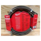 Milwaukee 1/4 in. x 25 ft. Inner Core Drop Head Cable with Rust Guard Plating