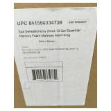 Zinus 10" Gel Essential Memory Foam King Sized Mattress 04232561.14