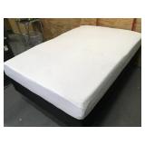 Zinus Full Sized Memory Foam Mattress and Full Sized Metal Platform
