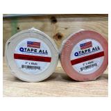 (2) OTape All Duct Tape 2 X 45yds and (2) Tape It Power Duct Tape