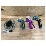 (3) Mist To Full Stream Nozzles and (1) TURRET SPRINKLER 8 PATTERN