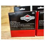 (5) Briggs & Stratton Starter Solenoid OEM 5410 Part No. 745001MA 4-Terminal 12-Volt