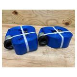 (2) Blue PVC Discharge Hose 2" x 25