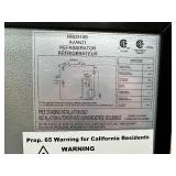 Avanti 3.2 Cubic Feet Compact Refrigerator, Black