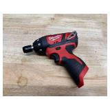 Milwaukee M12 12V Lithium-Ion Cordless 1/4 in. Hex Screwdriver (Tool-Only)