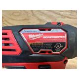 Milwaukee M12 12V Lithium-Ion Cordless 1/4 in. Hex Screwdriver (Tool-Only)