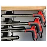 FACOM MOD.84TZSA - Set of 7 "T" spherical head hexagon hex keys 04242515