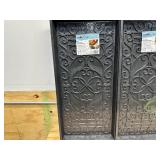 (2) TrafficMaster Black 16 in. x 30 in. x 2 in. Rubber Boot Tray