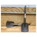 (2) Milwaukee 3/4 in Spade Bit 48-62-2095 - 16.75 in Overall Length - High Speed Steel - Spline Shank