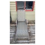 Outdoor Metal Patio Chaise Lounge Chair