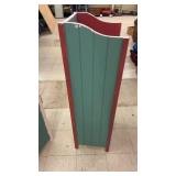 Pair of Rustic Painted Wooden Bookshelves