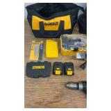 DeWalt Power Tool Set with Bag, Chargers, Drill Bits & Attachments